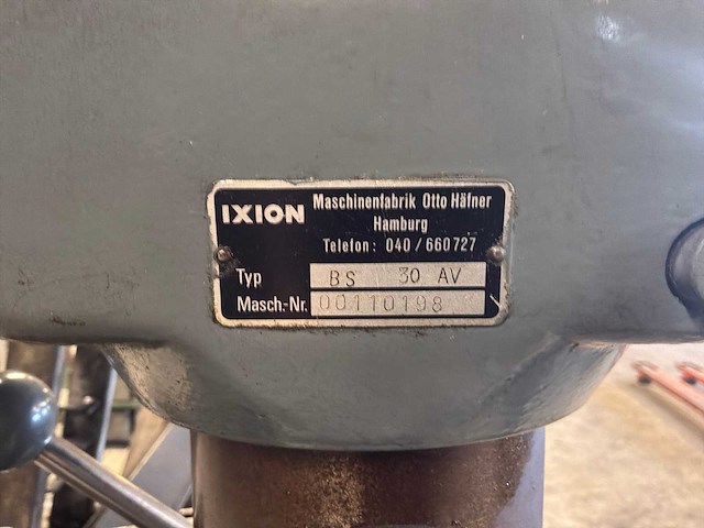 Ixion bs 30 av kolomboormachine - afbeelding 7 van  7