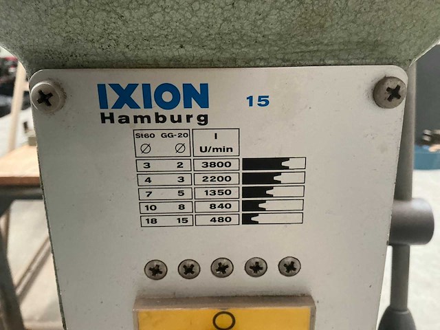 Ixion bt15 kolomboormachine - afbeelding 6 van  8