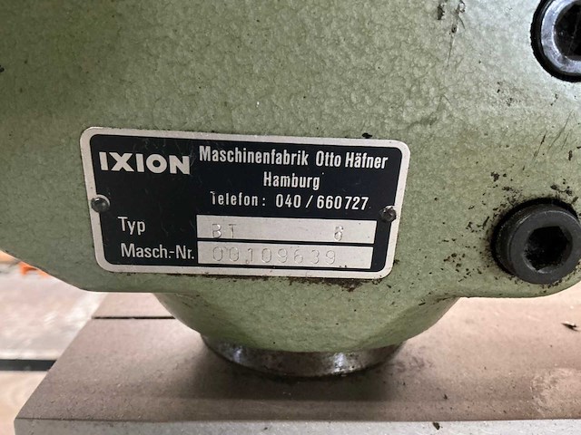 Ixion bt6 kolomboormachine - afbeelding 10 van  14