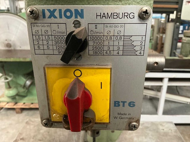 Ixion bt6 kolomboormachine - afbeelding 9 van  14