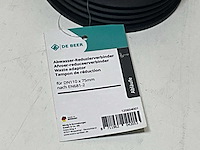 J de beer afvoerreduceerstuk dn110x75mm tpe-zwart (56x) - afbeelding 3 van  6