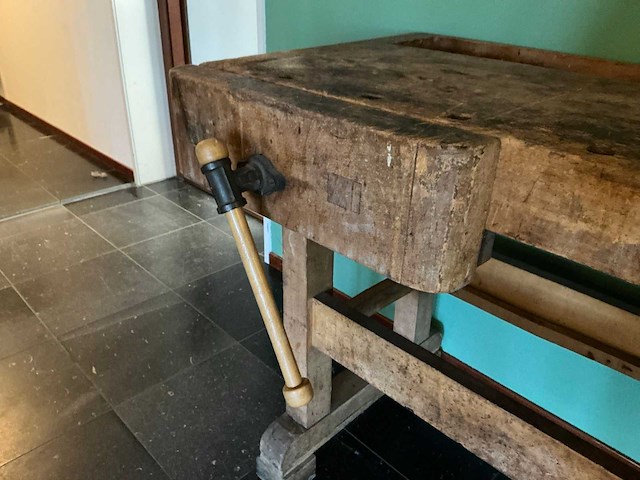 J. nooitgedagt & zonen vintage werkbank - afbeelding 4 van  6