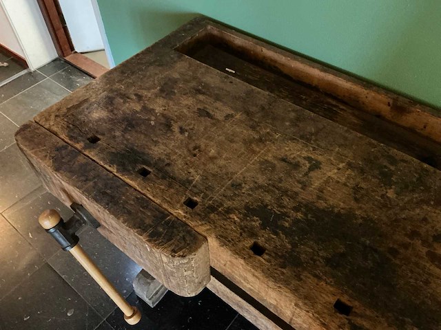 J. nooitgedagt & zonen vintage werkbank - afbeelding 6 van  6