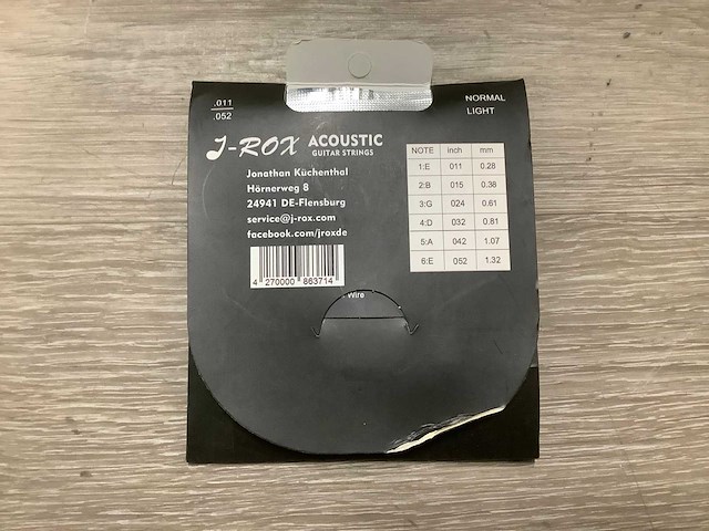 J-rox acoustic gitaar snaren (91x) - afbeelding 3 van  4