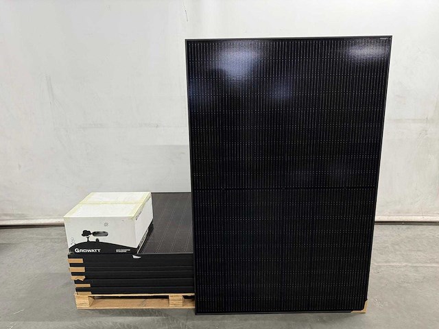 Ja solar - jam54s31-395/mr - set van 11 zonnepanelen (395 wp) - growatt 4.6 kw omvormer - afbeelding 1 van  4