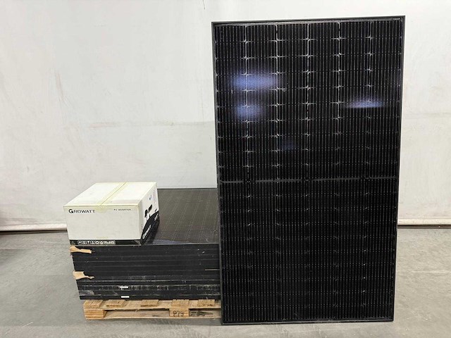 Ja solar - jam60s21-370/mr - set van 14 zonnepanelen - growatt 4.6 kw omvormer - afbeelding 1 van  6