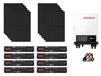 Ja solar - set van 12 zonnepanelen (450 wp) - hybride omvormer - 19,2 kwh batterij