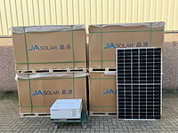 Ja solar - set van 124 zonnepanelen (380 wp) - growatt 40k omvormer