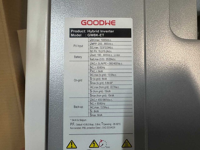 Ja solar - set van 20 zonnepanelen (450 wp) met hybride omvormer en 10,65 kwh batterij - afbeelding 14 van  22