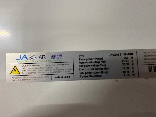 Ja solar - set van 27 zonnepanelen - goodwe 10kw omvormer - afbeelding 2 van  7