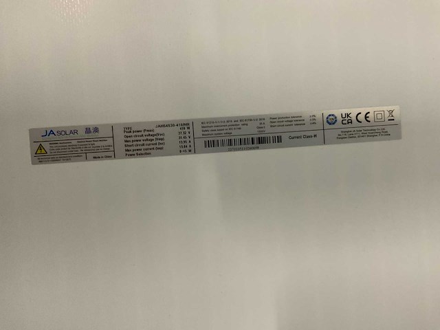 Ja solar zonnepanelen (9x) - afbeelding 3 van  3