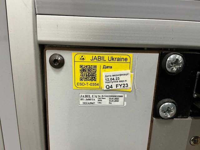 Jabil ev laadkabel testmachine - afbeelding 4 van  9