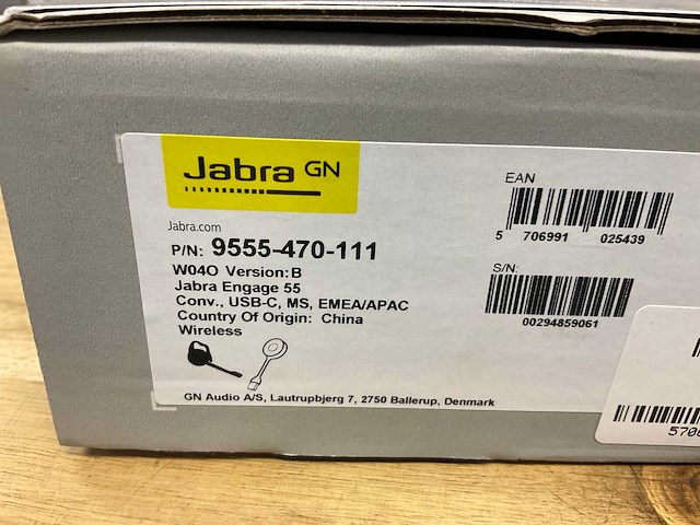 Jabra engage 55 headset - afbeelding 2 van  2