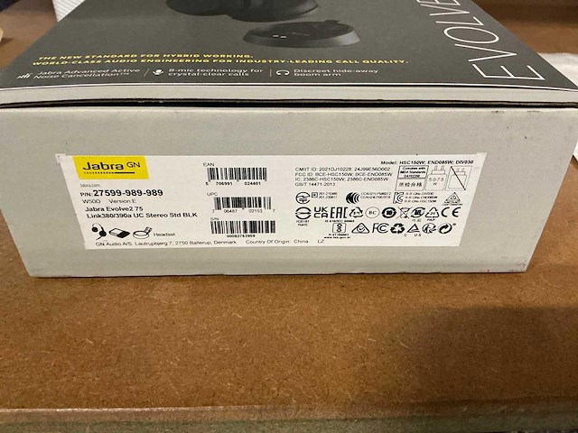 Jabra evolve 2 headset - afbeelding 3 van  3