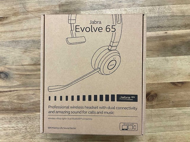 Jabra evolve 65 headset - afbeelding 2 van  3