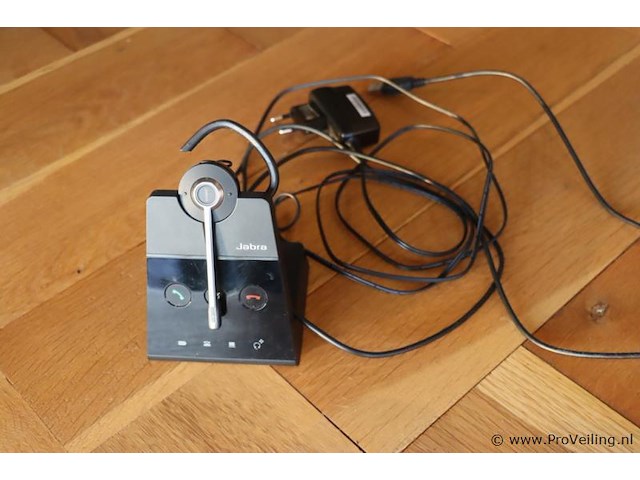 Jabra headset incl. oplaadstation - afbeelding 1 van  6