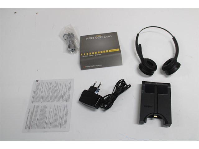 Jabra pro 920 duo headset hoofdband zwart - afbeelding 5 van  5