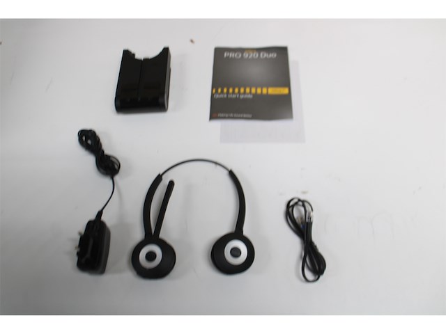 Jabra pro 920 duo headset hoofdband zwart - afbeelding 5 van  5