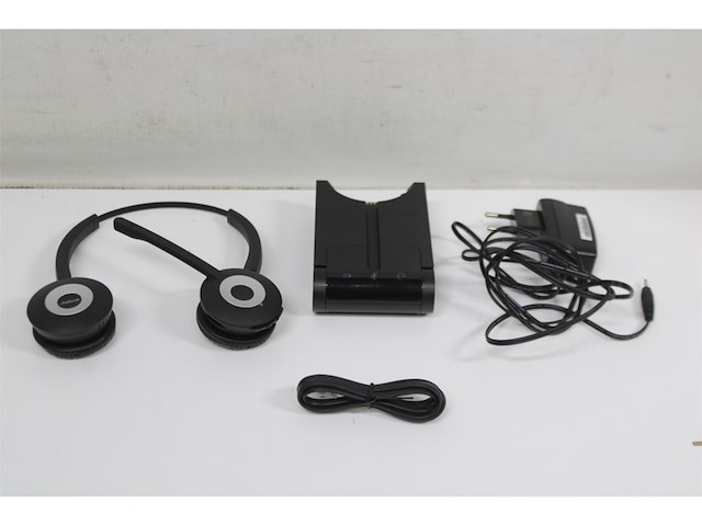 Jabra pro 920 duo headset hoofdband zwart - afbeelding 5 van  5