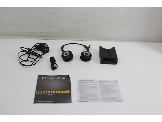 Jabra pro 920 duo headset hoofdband zwart - afbeelding 5 van  5