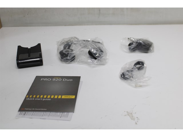 Jabra pro 920 duo headset hoofdband zwart - afbeelding 5 van  5