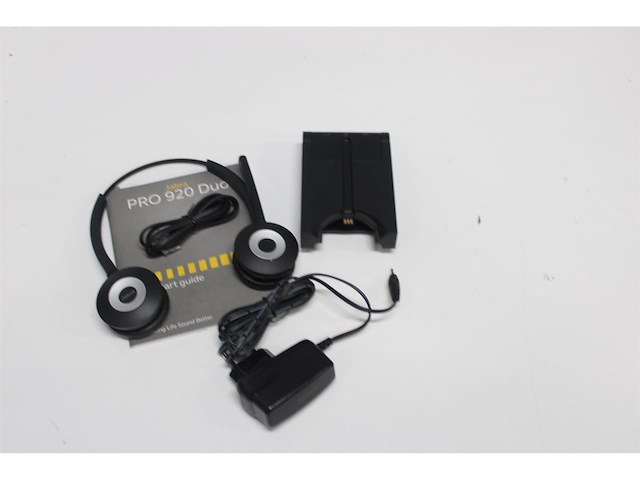 Jabra pro 920 duo headset hoofdband zwart - afbeelding 5 van  5