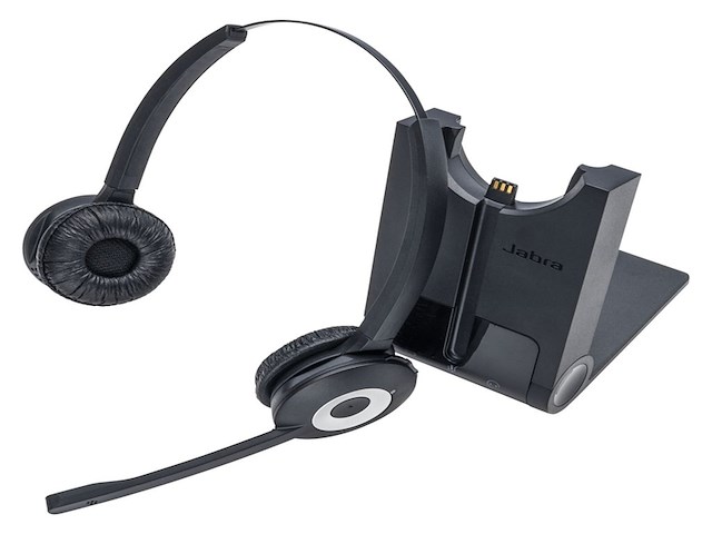 Jabra pro 920 duo headset hoofdband zwart - afbeelding 4 van  4