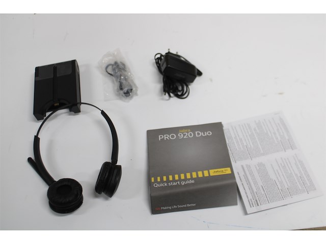 Jabra pro 920 duo headset hoofdband zwart - afbeelding 5 van  5