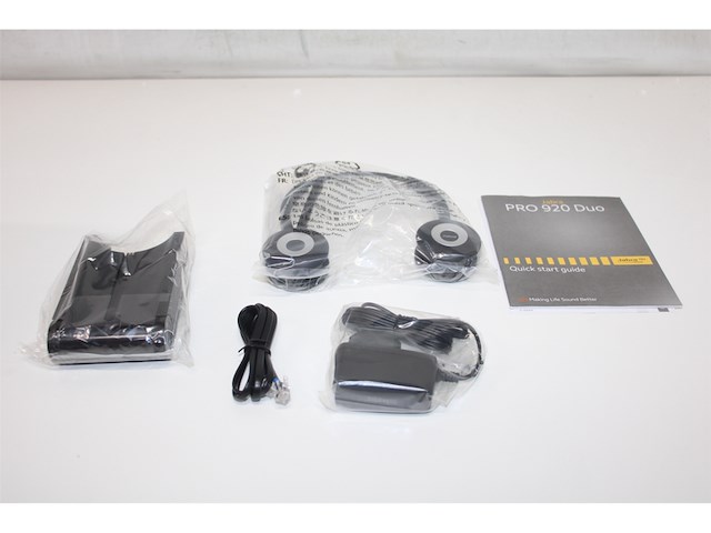 Jabra pro 920 duo headset hoofdband zwart - afbeelding 5 van  5