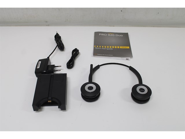 Jabra pro 920 duo headset hoofdband zwart - afbeelding 5 van  5