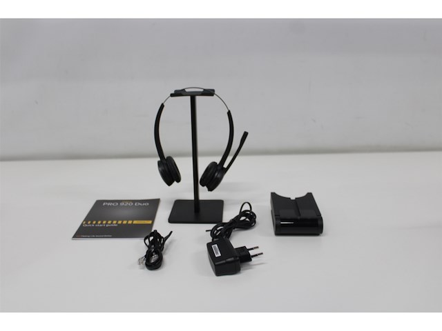 Jabra pro 920 duo headset hoofdband zwart - afbeelding 5 van  5