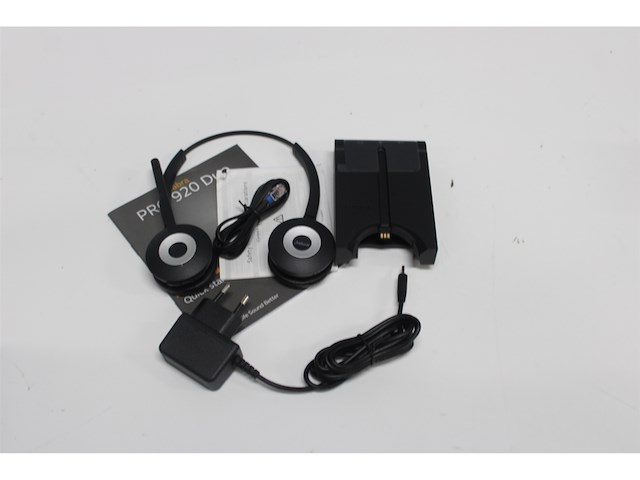 Jabra pro 920 duo headset hoofdband zwart - afbeelding 5 van  5