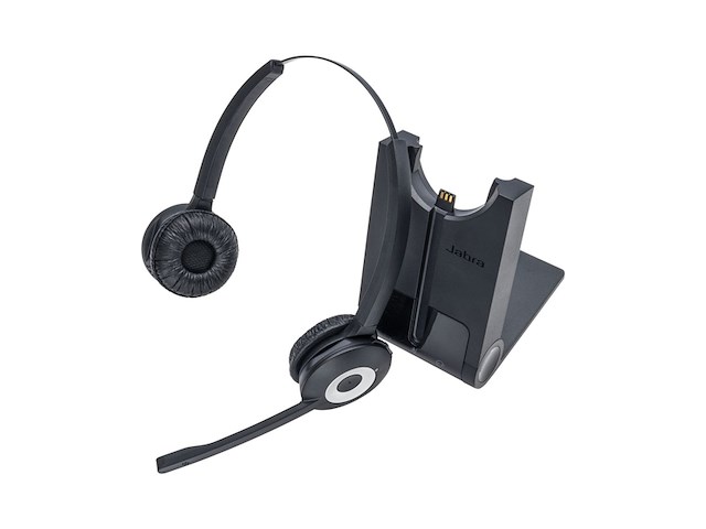 Jabra pro 920 duo headset hoofdband zwart - afbeelding 4 van  5