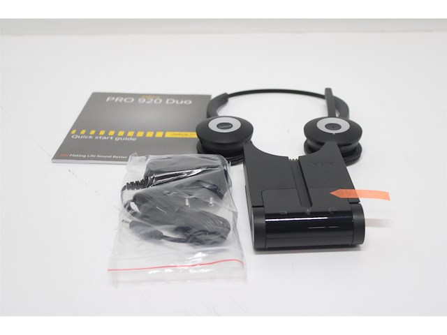 Jabra pro 920 duo headset hoofdband zwart - afbeelding 6 van  6