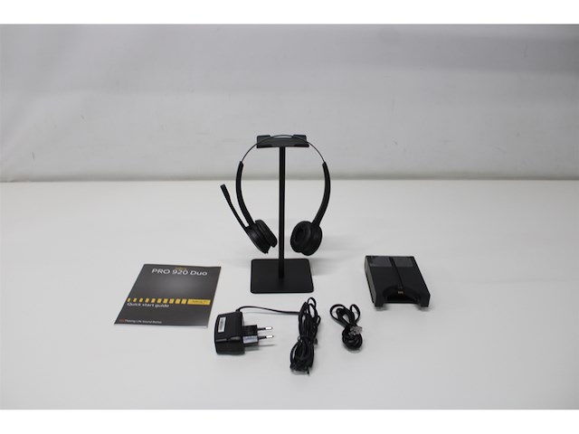 Jabra pro 920 duo headset hoofdband zwart - afbeelding 5 van  5