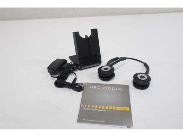 Jabra pro 920 duo headset hoofdband zwart - afbeelding 5 van  5