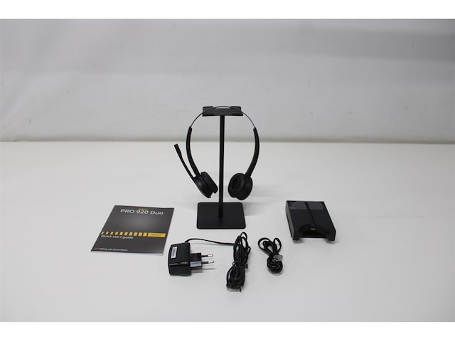 Jabra pro 920 duo headset hoofdband zwart - afbeelding 5 van  5