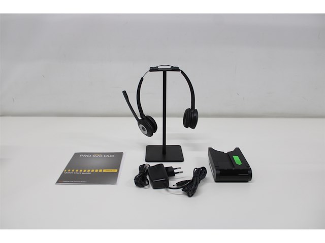 Jabra pro 920 duo headset hoofdband zwart - afbeelding 5 van  6