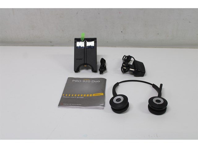 Jabra pro 920 duo headset hoofdband zwart - afbeelding 5 van  6