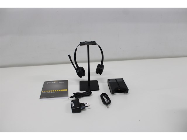 Jabra pro 920 duo headset hoofdband zwart - afbeelding 5 van  5