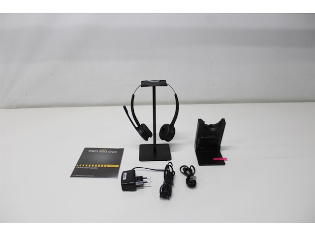 Jabra pro 920 duo headset hoofdband zwart - afbeelding 5 van  6