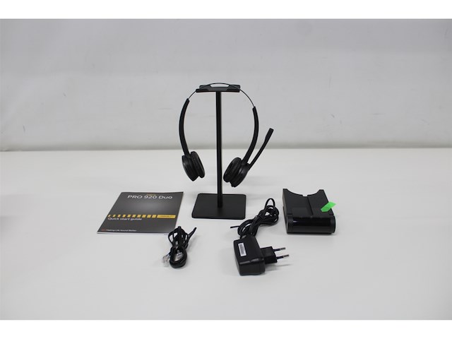 Jabra pro 920 duo headset hoofdband zwart - afbeelding 5 van  6