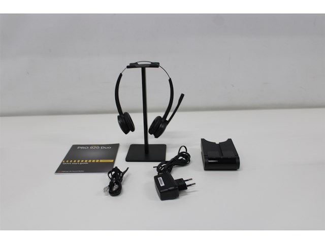 Jabra pro 920 duo headset hoofdband zwart - afbeelding 5 van  5