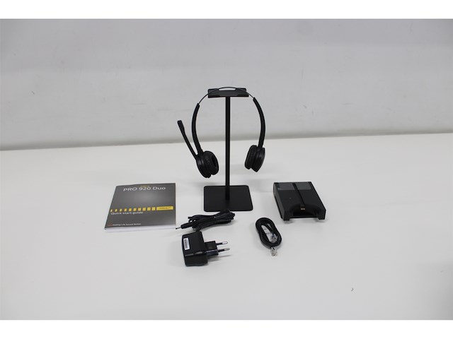 Jabra pro 920 duo headset hoofdband zwart - afbeelding 5 van  5