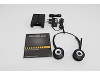 Jabra pro 920 duo headset hoofdband zwart - afbeelding 5 van  5