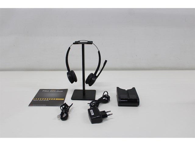 Jabra pro 920 duo headset hoofdband zwart - afbeelding 5 van  5
