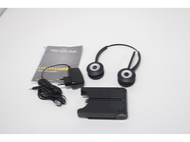 Jabra pro 920 duo on ear headset telefoon dect duo zwart - afbeelding 5 van  5