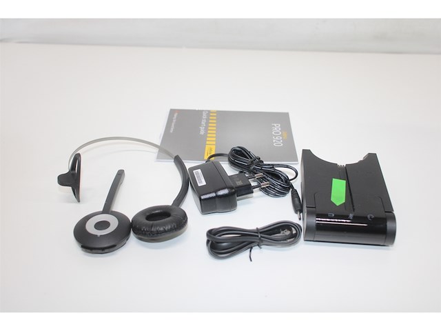 Jabra pro 920 monofone hoofdband zwart headset - afbeelding 5 van  6