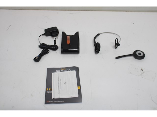 Jabra pro 920 monofone hoofdband zwart headset - afbeelding 5 van  6