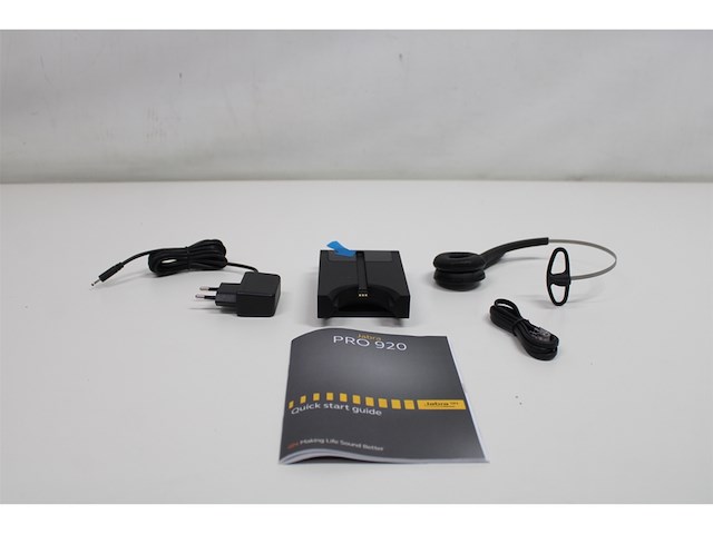 Jabra pro 920 monofone hoofdband zwart headset - afbeelding 6 van  6